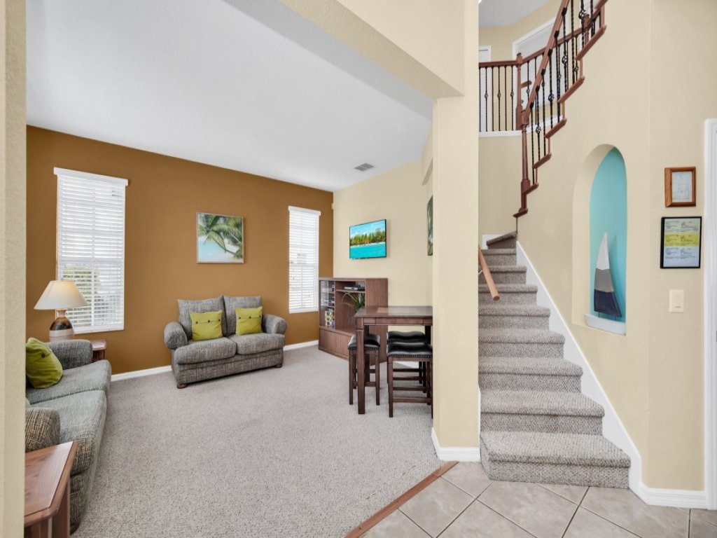 Space & Quiet Pool Home & Spa on Golf Resort!  Vacation Rental in Davenport - RedAwning
