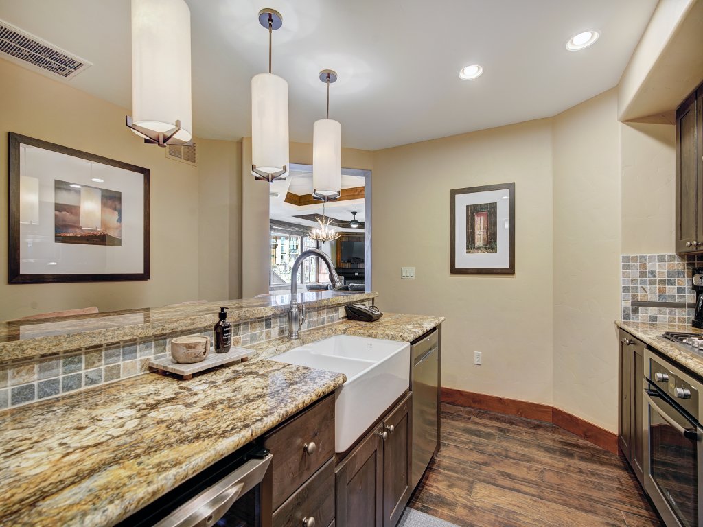 Luxury Condo at Base of Peak 8, Steps from Winter Activities Vacation Rental in Breckenridge - RedAwning