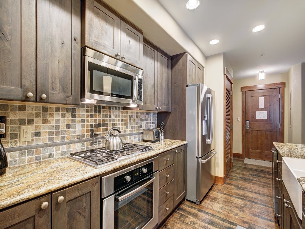Luxury Condo at Base of Peak 8, Steps from Winter Activities Vacation Rental in Breckenridge - RedAwning