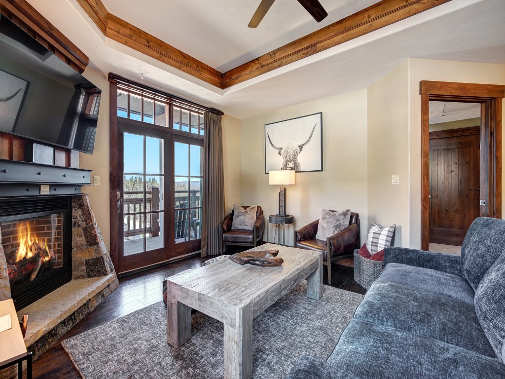 Luxury Condo at Base of Peak 8, Steps from Winter Activities Vacation Rental in Breckenridge - RedAwning