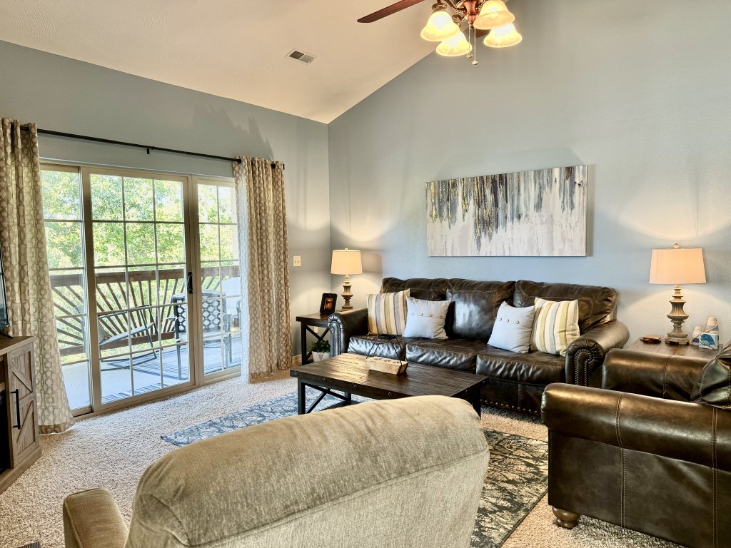 Upper level Condo A-7 with Large Private Balcony Vacation Rental in Hollister - RedAwning