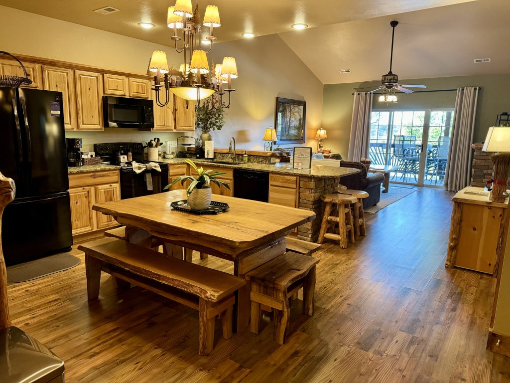 Lodge Style Condo B-8 with Dock Access Vacation Rental in Hollister - RedAwning