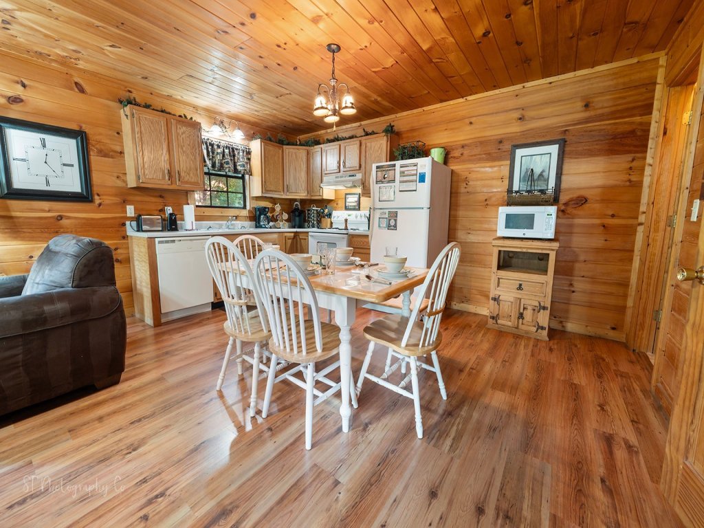 Paw Prints Secluded Mountain View Cabin with Hot Tub and Pool Table Vacation Rental in Sevierville - RedAwning