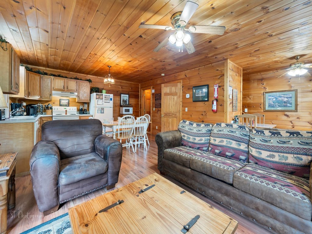 Paw Prints Secluded Mountain View Cabin with Hot Tub and Pool Table Vacation Rental in Sevierville - RedAwning