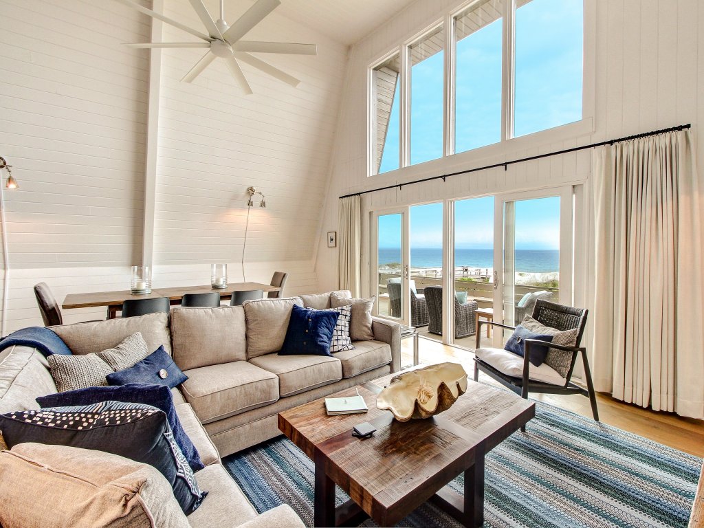 Roomy Chalet-Style Beachfront Condo with Private Beach Access Vacation Rental in Fernandina Beach - RedAwning