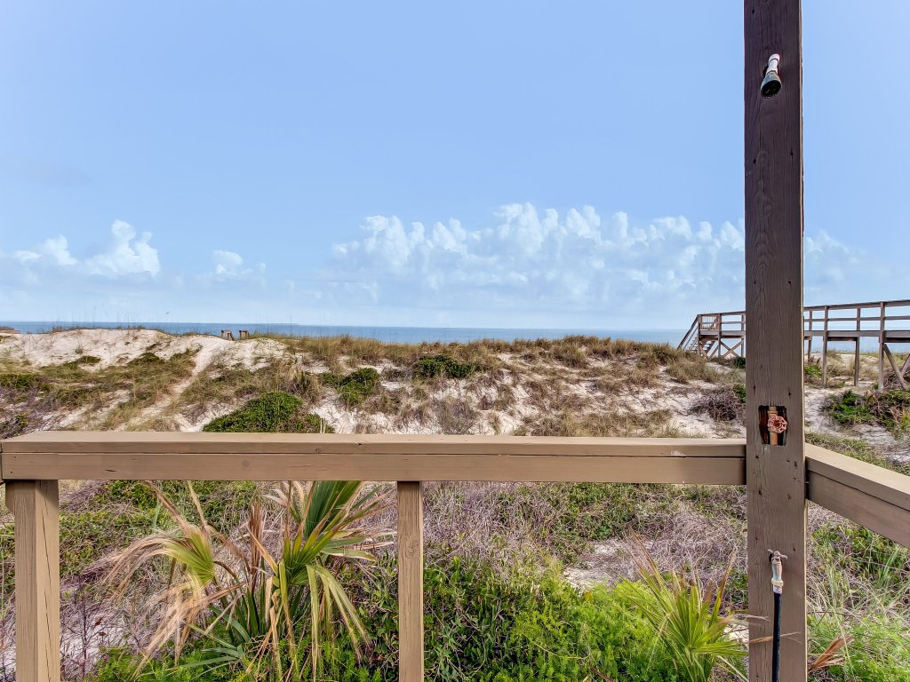 Roomy Chalet-Style Beachfront Condo with Private Beach Access Vacation Rental in Fernandina Beach - RedAwning