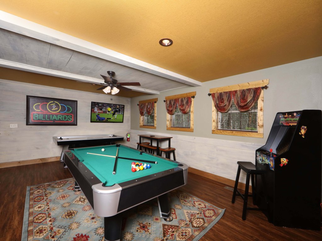 Above It All Cabin with Luxury Amenities and Game Room Vacation Rental in Gatlinburg - RedAwning
