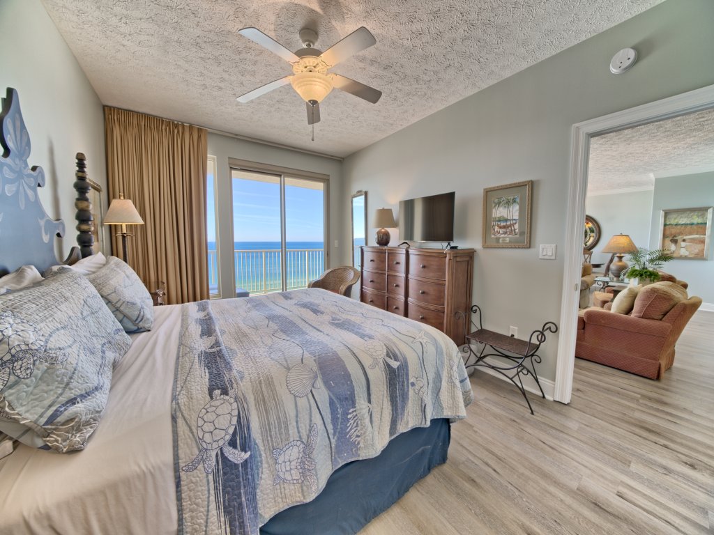 Tropical Gulf Front Condo with Picnic Area & Grills - Unit 0802 Vacation Rental in Panama City Beach - RedAwning