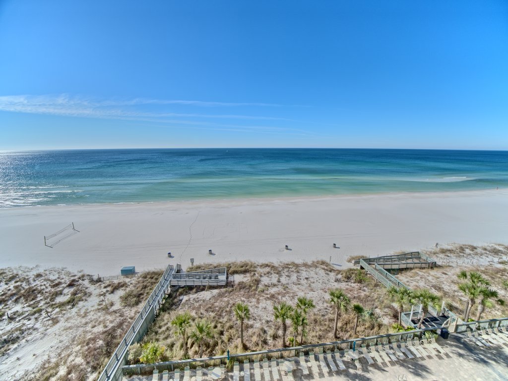 Tropical Gulf Front Condo with Picnic Area & Grills - Unit 0802 Vacation Rental in Panama City Beach - RedAwning