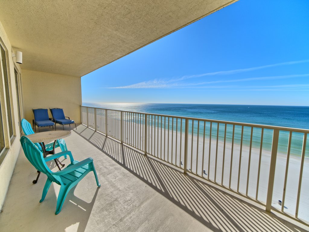 Tropical Gulf Front Condo with Picnic Area & Grills - Unit 0802 Vacation Rental in Panama City Beach - RedAwning