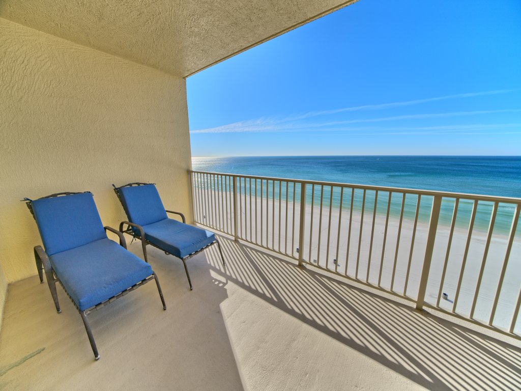 Tropical Gulf Front Condo with Picnic Area & Grills - Unit 0802 Vacation Rental in Panama City Beach - RedAwning
