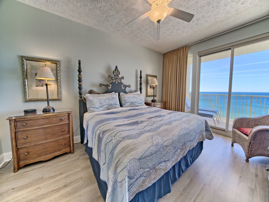 Tropical Gulf Front Condo with Picnic Area & Grills - Unit 0802 Vacation Rental in Panama City Beach - RedAwning