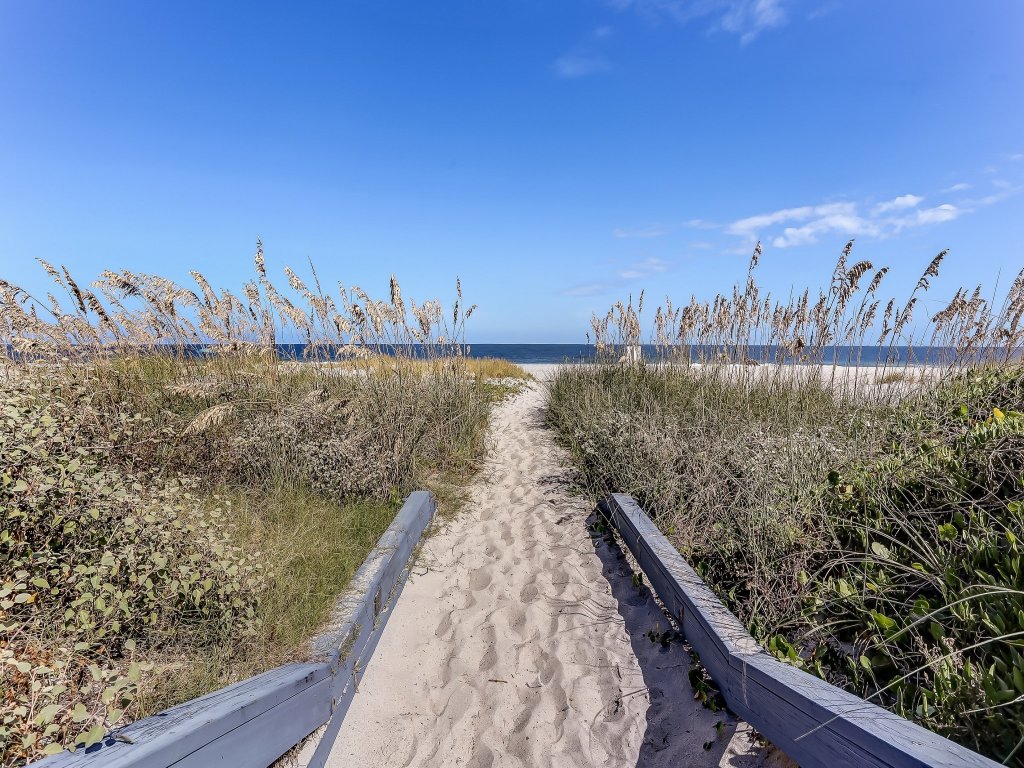 End Unit Oceanside Condo with Spectacular Ocean View from Living Area Vacation Rental in Fernandina Beach - RedAwning