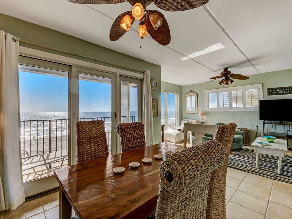 End Unit Oceanside Condo with Spectacular Ocean View from Living Area Vacation Rental in Fernandina Beach - RedAwning