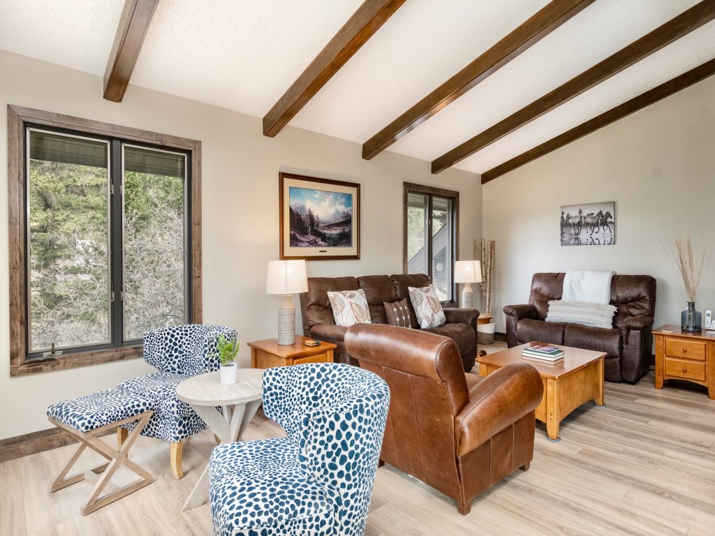 Sittin' Pretty Luxury Vacation Home at Windcliff Vacation Rental in Estes Park - RedAwning