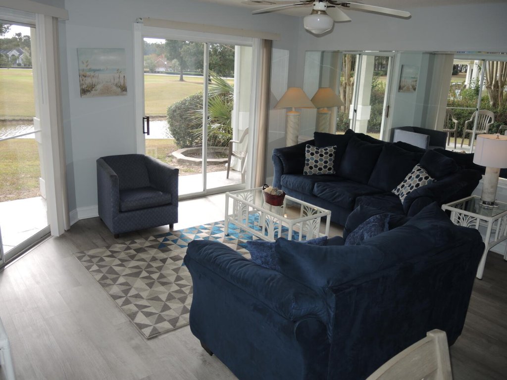 Family Friendly Golf Course View Condo 101M with Great Brunswick Plantation Resort Amenities Vacation Rental in Calabash - RedAwning
