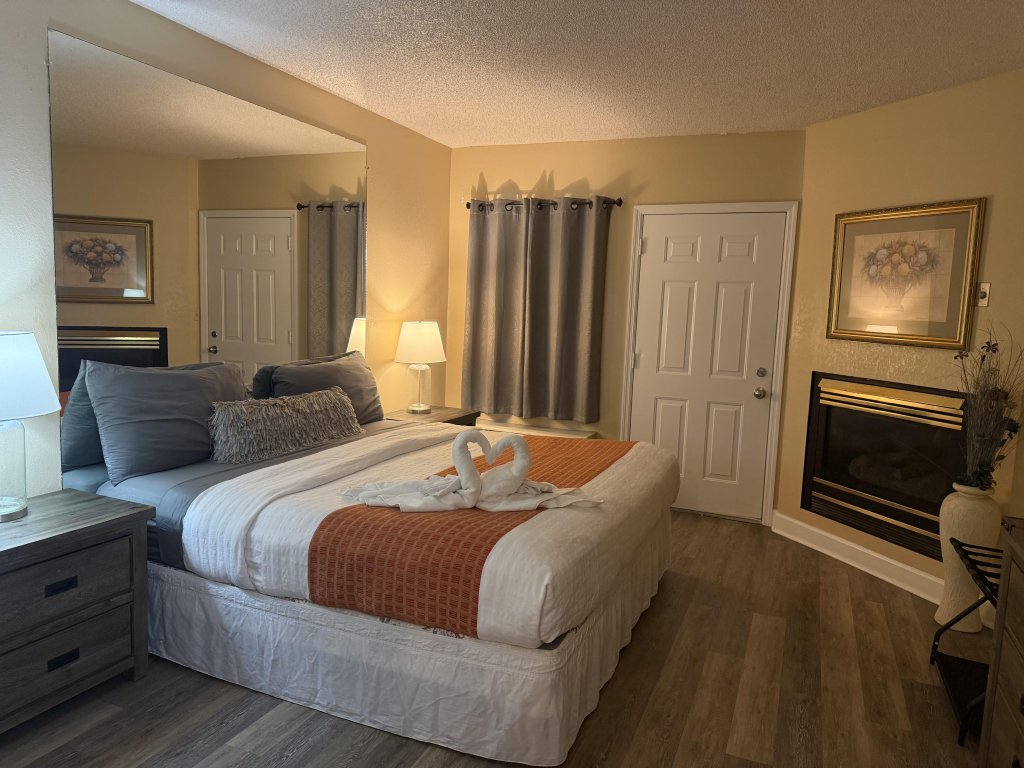 Little Pigeon River 309 1BD Condo with River View Private Balcony Vacation Rental in Pigeon Forge - RedAwning