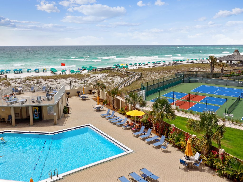 IR 310 is a 2 BR Gulf view with Washer Dryer over 1300 sf and Free Beach Set up Vacation Rental in Destin - RedAwning