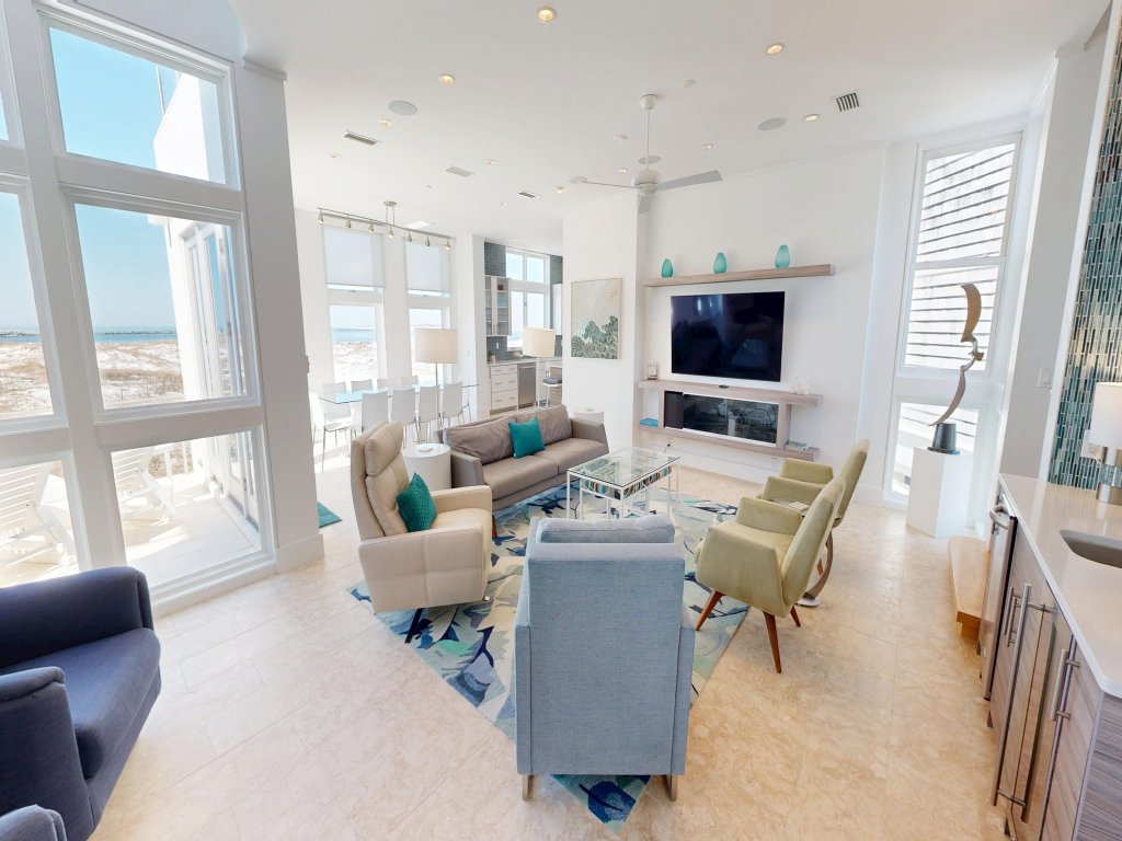 Seabreeze - Stunning Modern 5 BR Home with pool - amazing Gulf views Vacation Rental in Destin - RedAwning