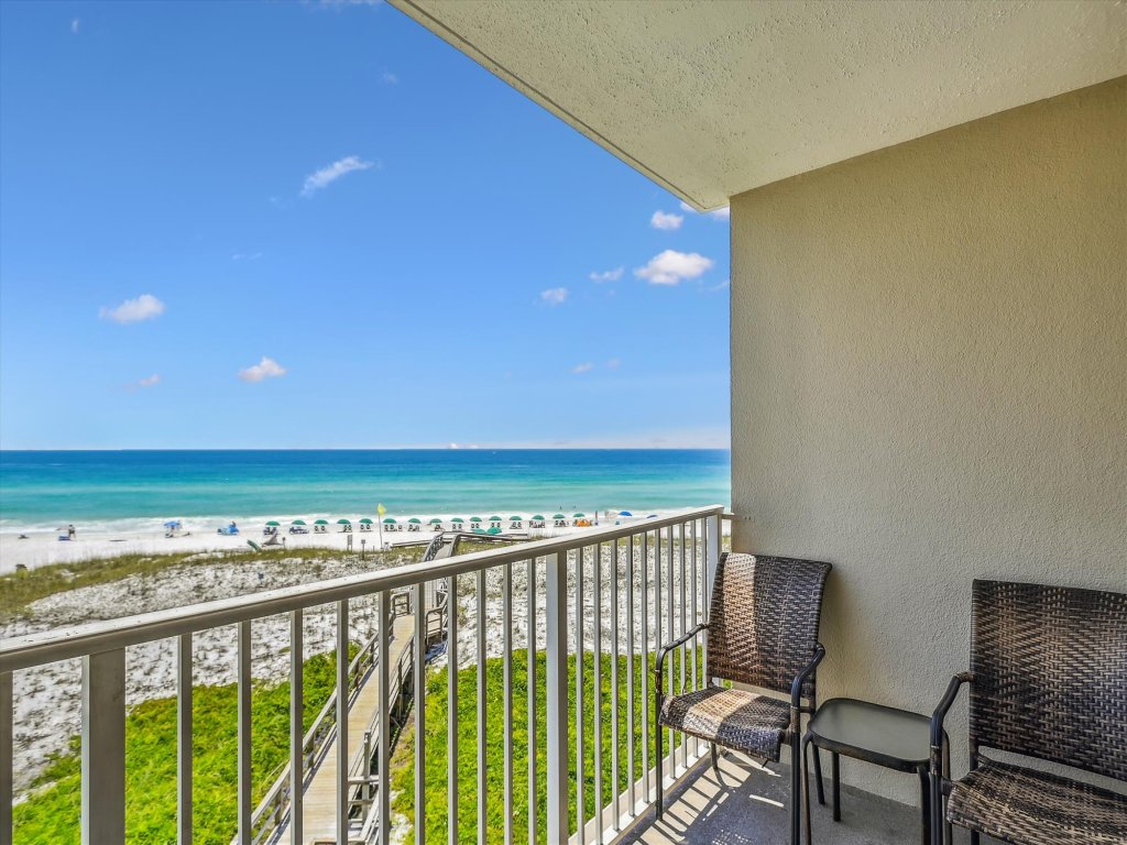 Destin on the Gulf 406 is a beautifully updated Gulf Front 2 BR Vacation Rental in Destin - RedAwning