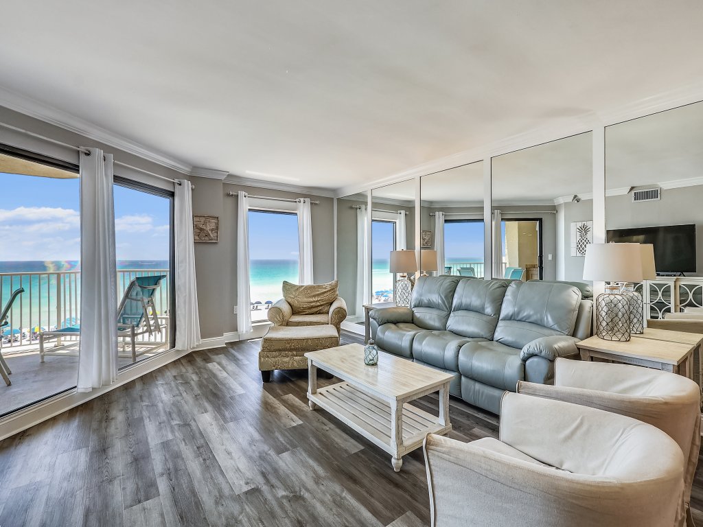 Gorgeous Gulf front 2 BR completely remodeled with amazing gulf views - sleeps 7 Vacation Rental in Destin - RedAwning