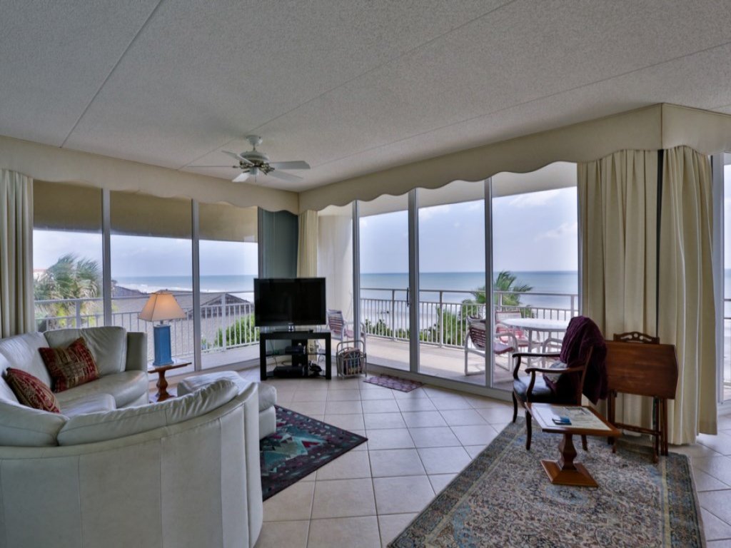Spacious Oceanfront Condo with 3 Baths Vacation Rental in New Smyrna Beach - RedAwning
