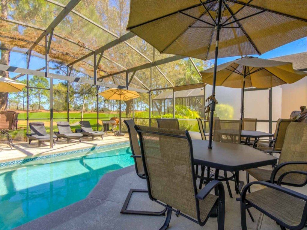 Fabulous Golf Course View Private Pool Game Room! Vacation Rental in Haines City - RedAwning