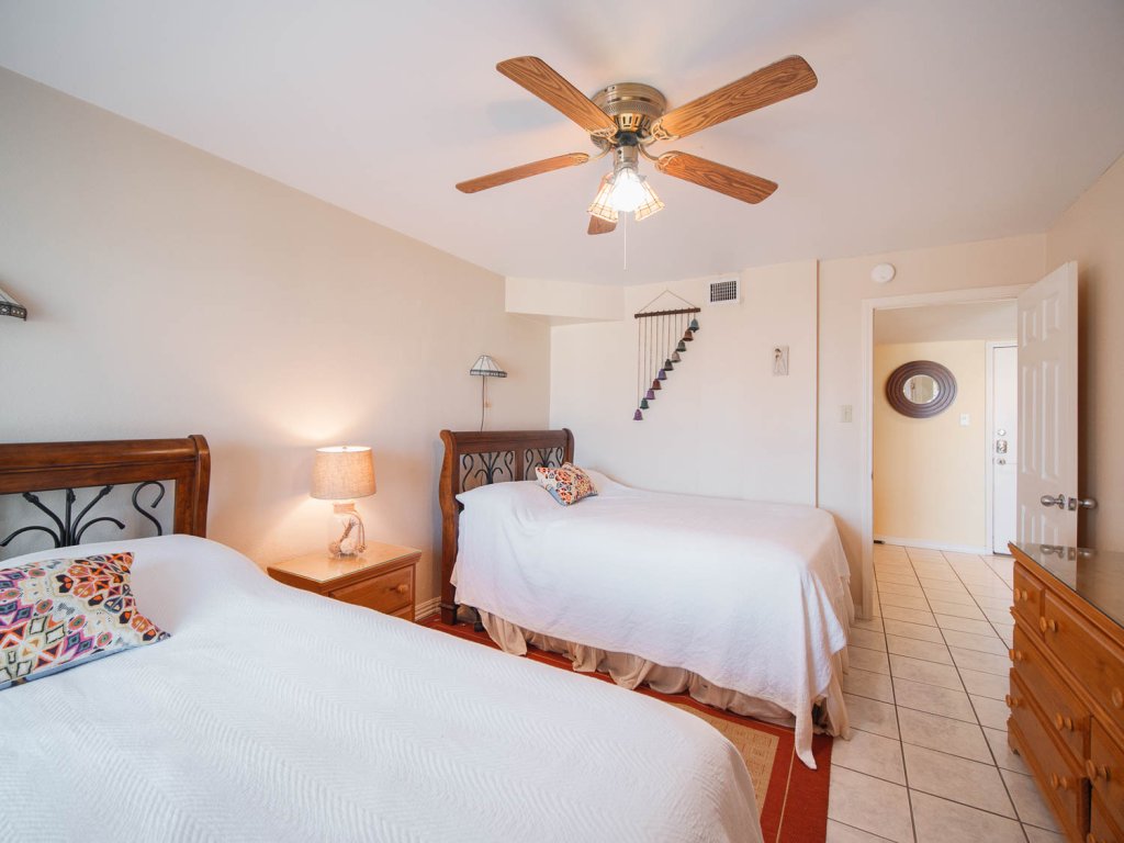Relaxing Top Floor Corner 2BR Condo with Great View - 3 Minute Walk To The Beach! Vacation Rental in South Padre Island - RedAwning