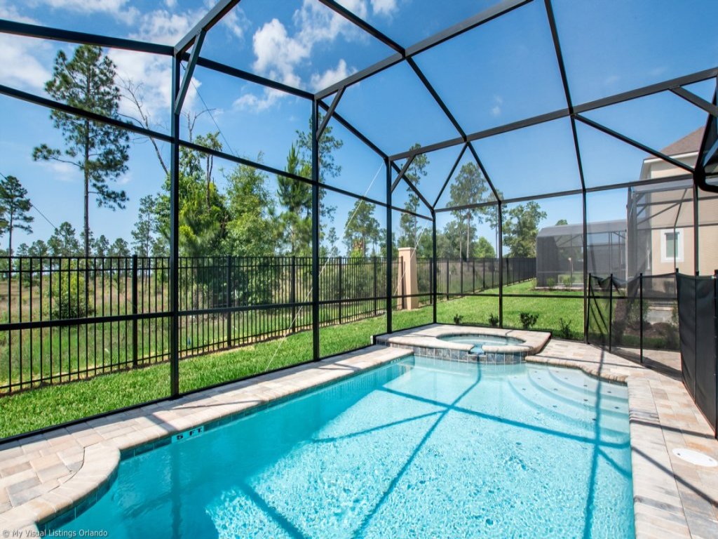 Luxury 6 Bed Villa with Saltwater Pool/Spa Vacation Rental in Kissimmee - RedAwning