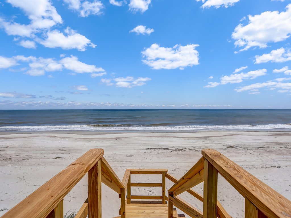Oceanfront Beach House with Spacious Backyard Vacation Rental in Fernandina Beach - RedAwning