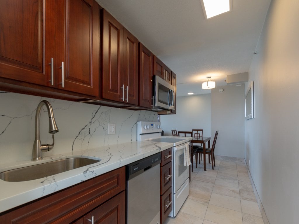 Newly Remodeled Corner Unit at the Waikiki Banyan with Diamond Head Views Vacation Rental in Honolulu - RedAwning