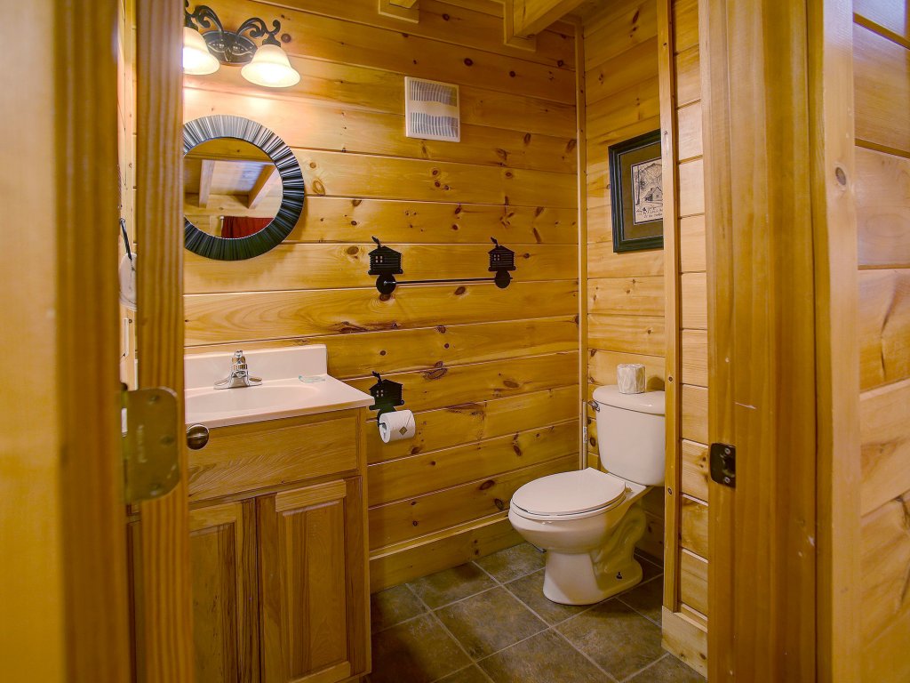 Belvedere Cabin with Private Hot Tub and Free Putt Putt Course Vacation Rental in Sevierville - RedAwning