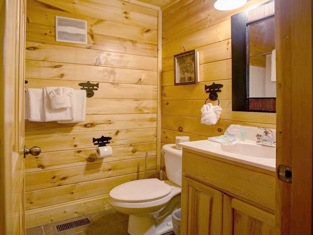 Belvedere Cabin with Private Hot Tub and Free Putt Putt Course Vacation Rental in Sevierville - RedAwning