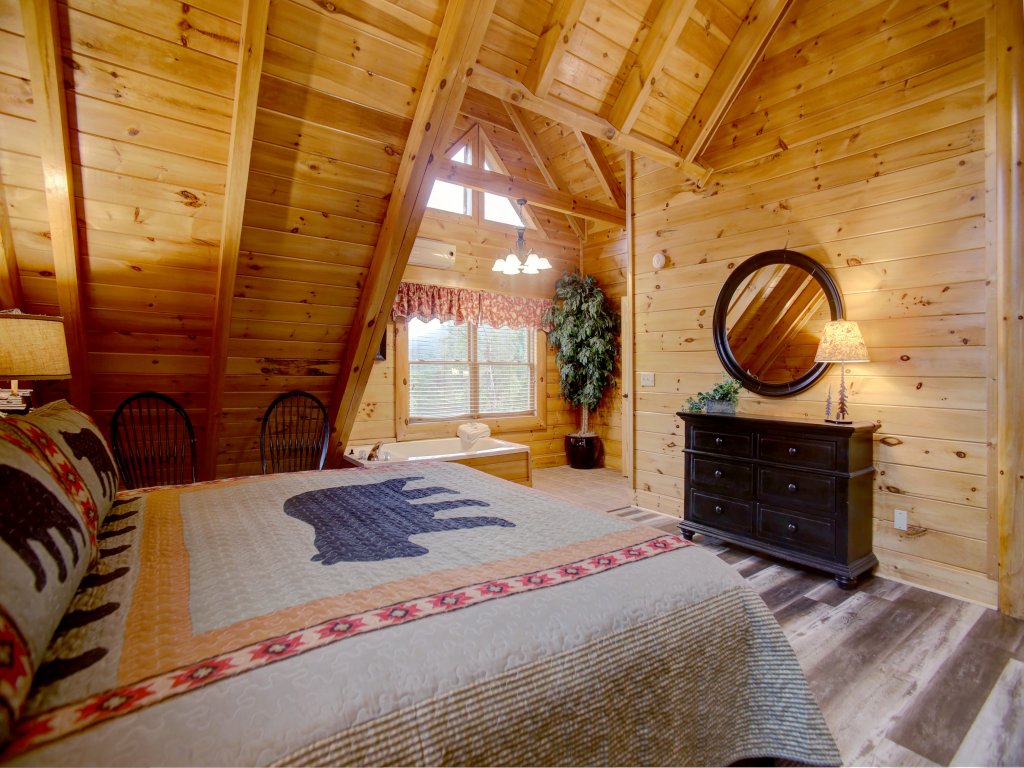 Belvedere Cabin with Private Hot Tub and Free Putt Putt Course Vacation Rental in Sevierville - RedAwning
