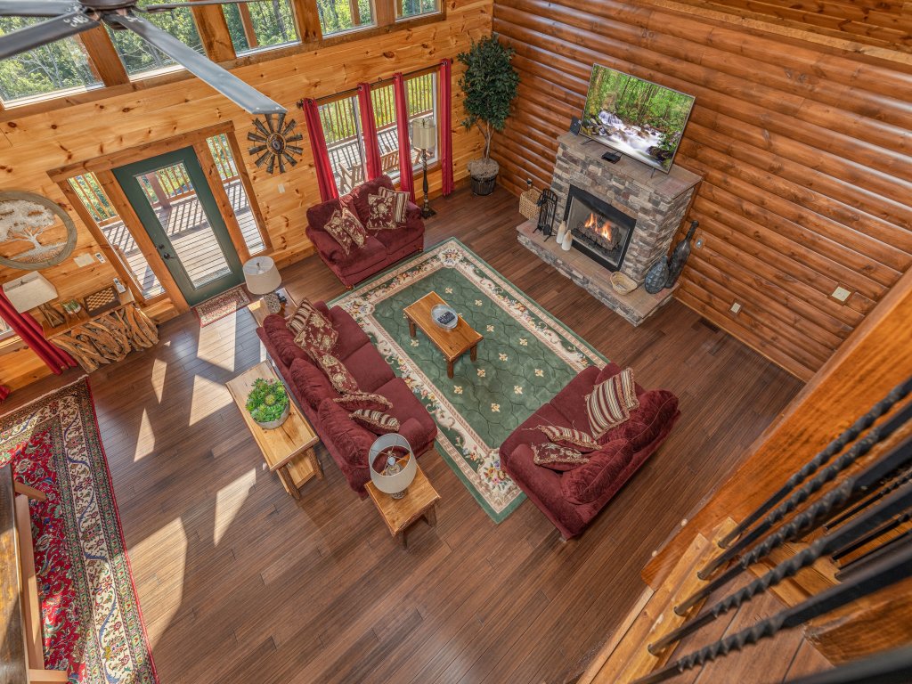 A+ Amazing Views Cabin with Grill Area Vacation Rental in Gatlinburg - RedAwning
