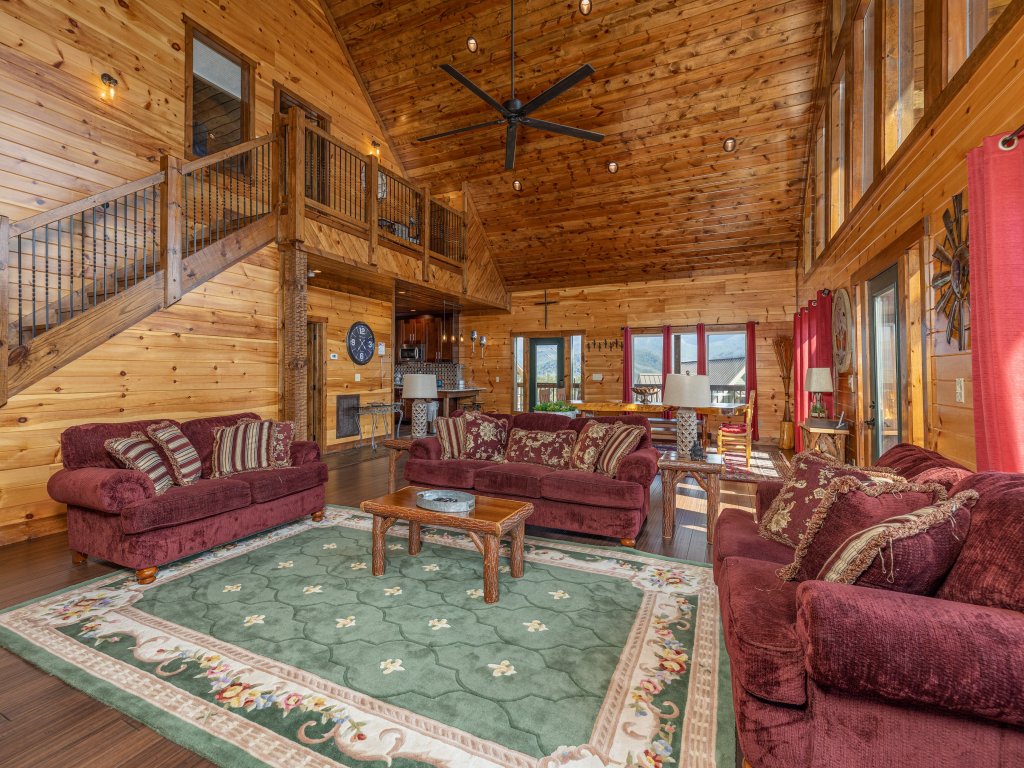 A+ Amazing Views Cabin with Grill Area Vacation Rental in Gatlinburg - RedAwning