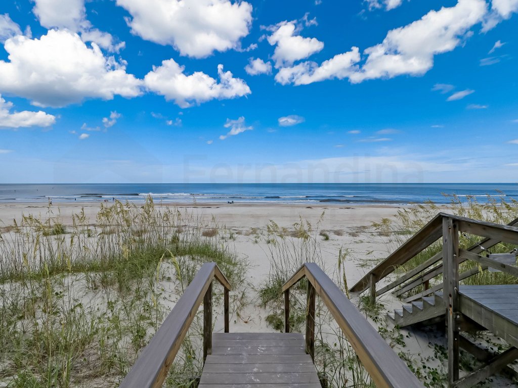 Dog Friendly Oceanfront Beach House Vacation Rental in Fernandina Beach - RedAwning