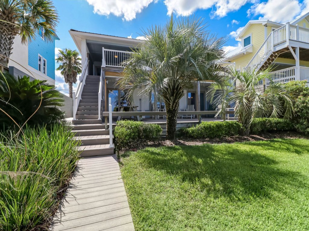Dog Friendly Oceanfront Beach House Vacation Rental in Fernandina Beach - RedAwning