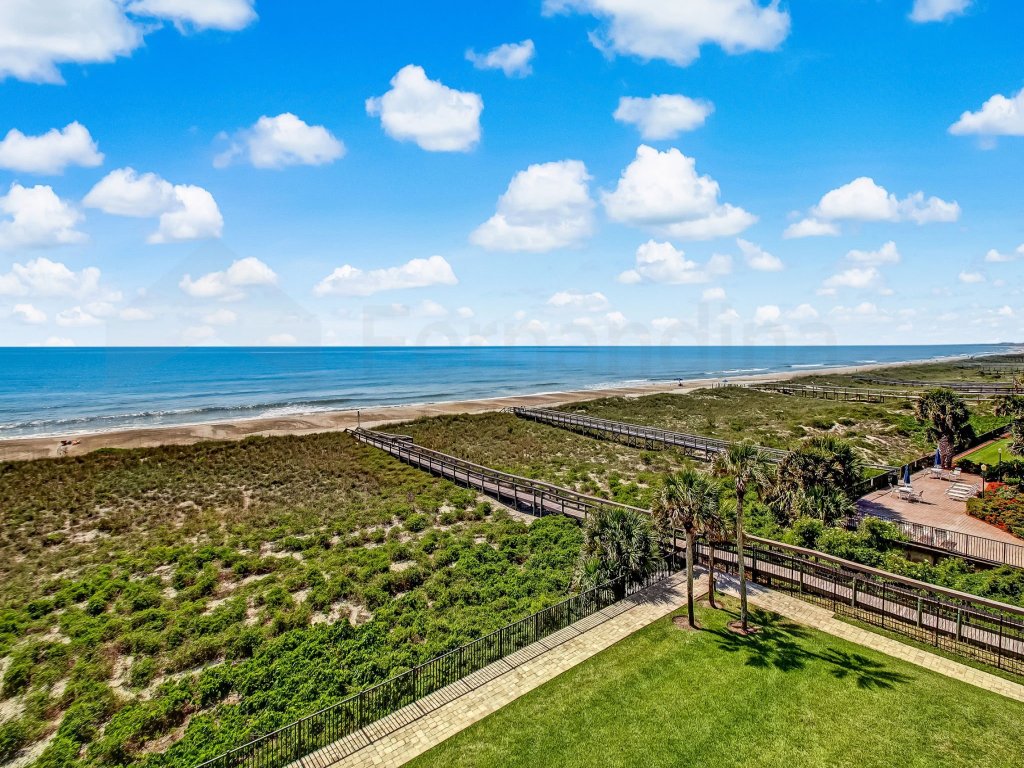 Striking Ocean View Condo with Private Walkway to the Beach Vacation Rental in Fernandina Beach - RedAwning