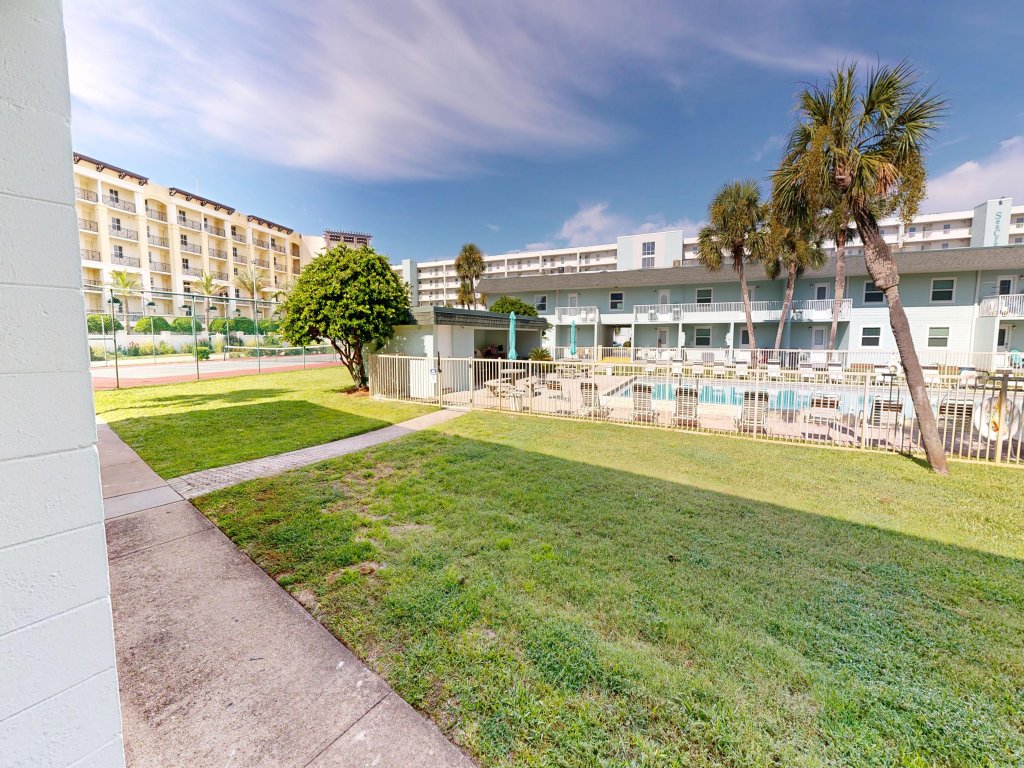 Ground Floor Pool Front Condo Sleeps 8 with easy beach access Vacation Rental in Fort Walton Beach - RedAwning