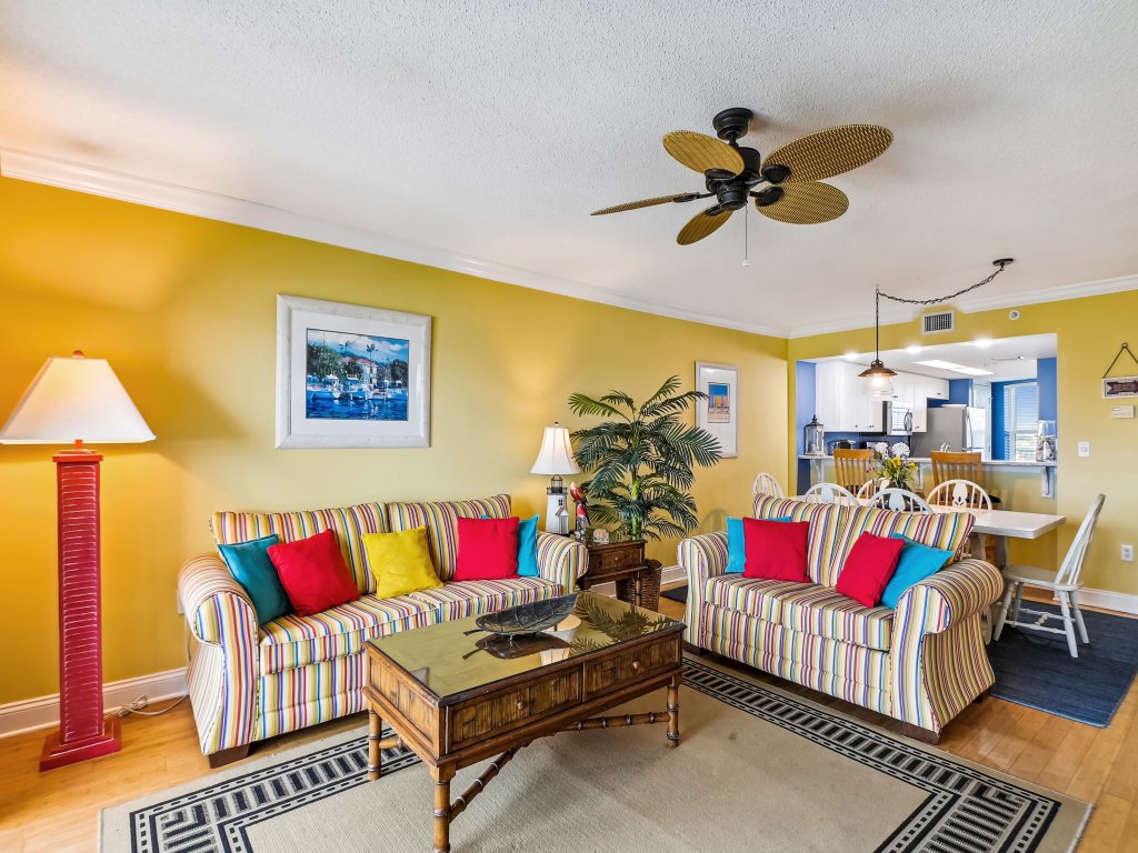 Seacrest 703 is a 2 BR Gulf Front on Okaloosa Island Vacation Rental in Fort Walton Beach - RedAwning
