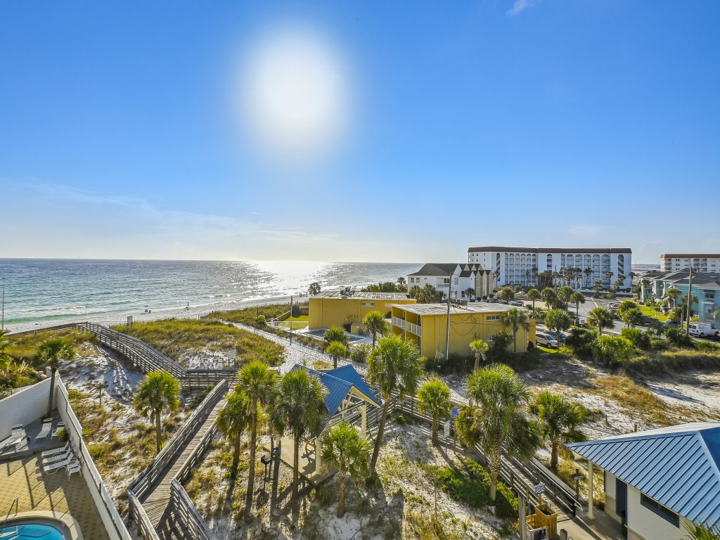 Seacrest 502 is a 2 BR Gulf Front on Okaloosa Island Vacation Rental in Fort Walton Beach - RedAwning