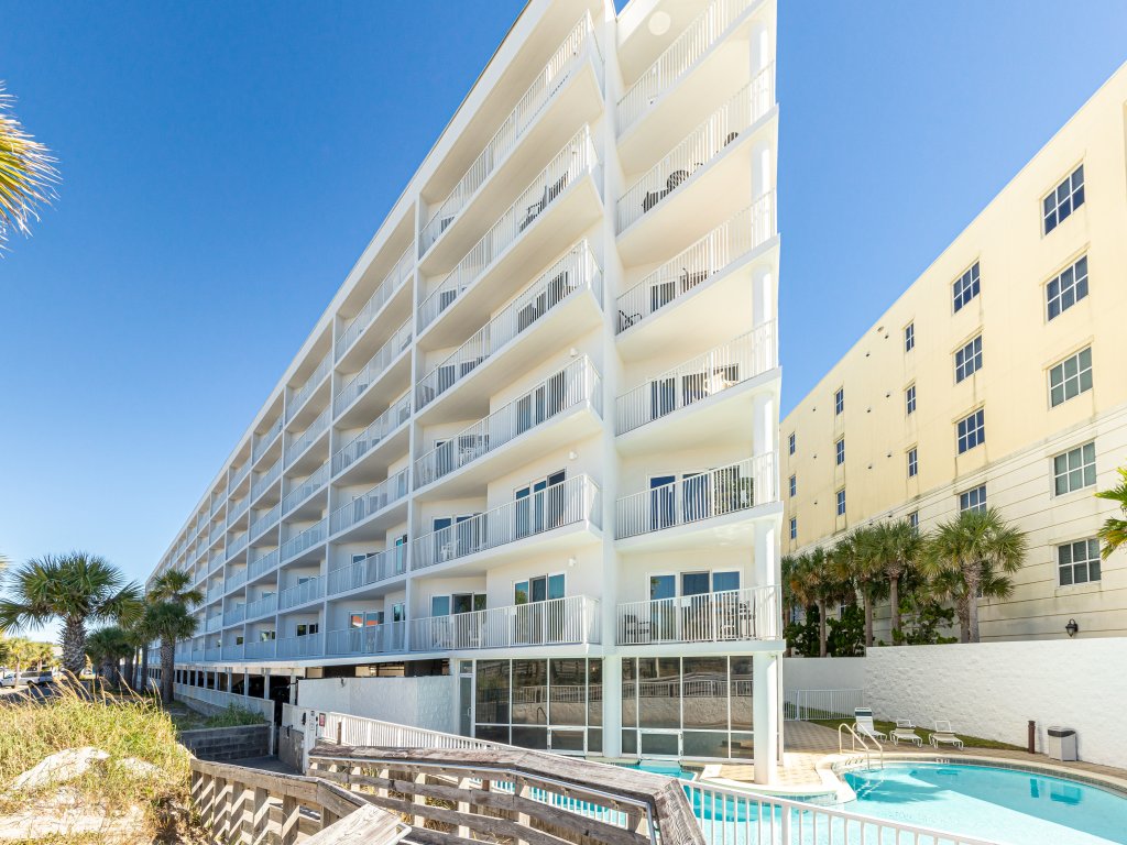 Seacrest 211 is a Gulf side 2 BR on Okaloosa Island Vacation Rental in Fort Walton Beach - RedAwning