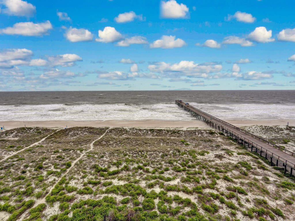 North End Corner Unit with View of the Ocean and Miles of Sandy Beach Vacation Rental in Fernandina Beach - RedAwning