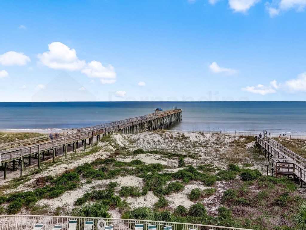 Convenience Direct Oceanfront Condo with Private Balcony Vacation Rental in Fernandina Beach - RedAwning
