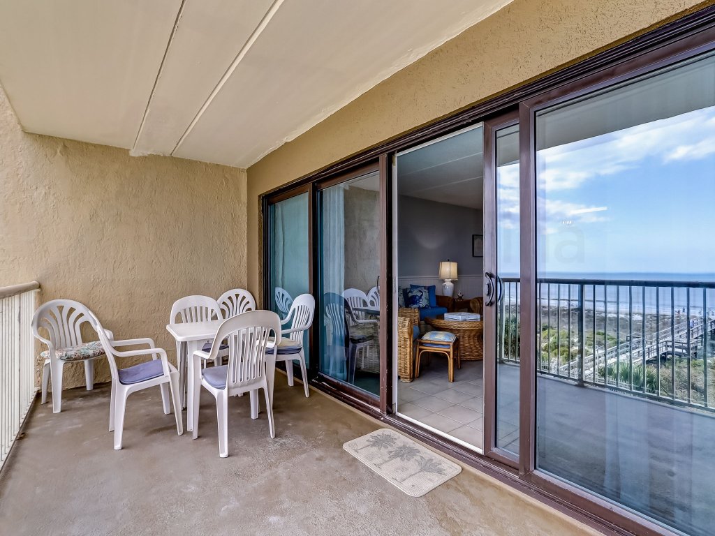 Convenience Direct Oceanfront Condo with Private Balcony Vacation Rental in Fernandina Beach - RedAwning