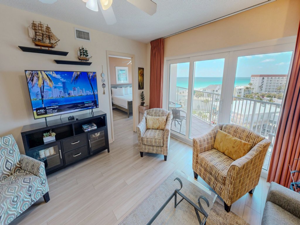 Seacrest 706 is a 2 BR Gulf Front on Okaloosa Island Vacation Rental in Fort Walton Beach - RedAwning