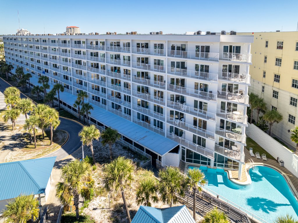 Seacrest 501B is a Gulf Front 2 BR on Okaloosa Island Vacation Rental in Fort Walton Beach - RedAwning