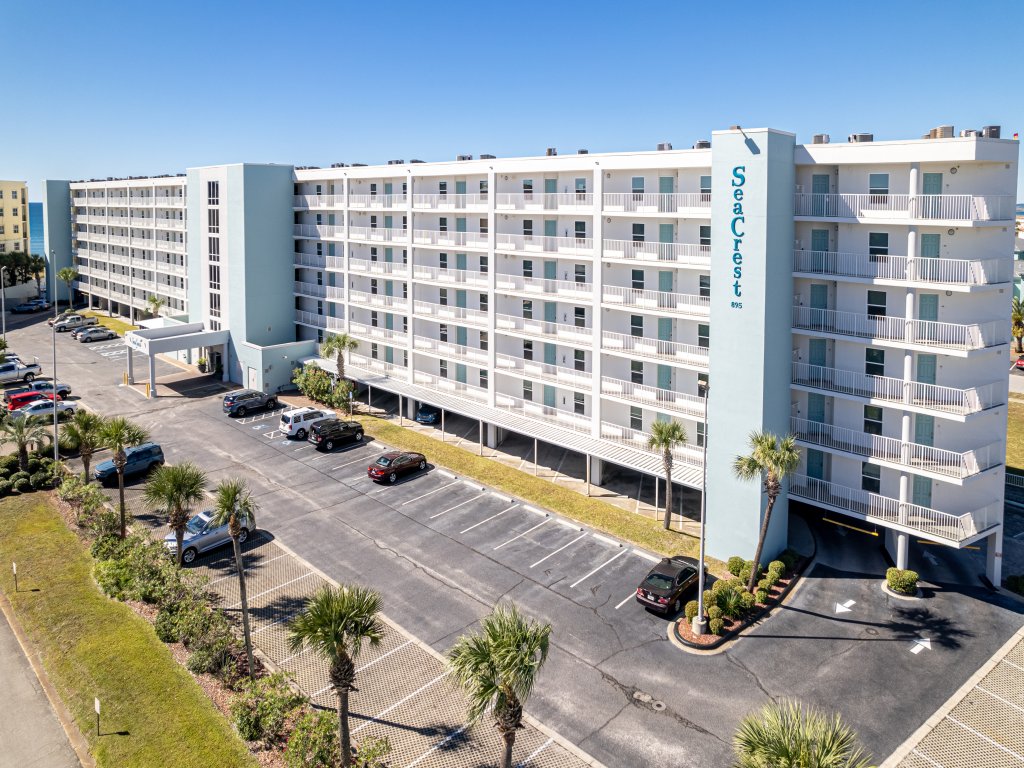 Seacrest 501B is a Gulf Front 2 BR on Okaloosa Island Vacation Rental in Fort Walton Beach - RedAwning