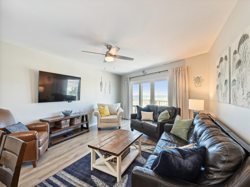 Seacrest 501B is a Gulf Front 2 BR on Okaloosa Island Vacation Rental in Fort Walton Beach - RedAwning